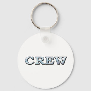 Sailing Crew Text  Illustration Keychain