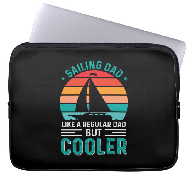 Sailing Dad Laptop Sleeve (Front)