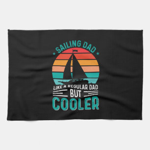Sailing Dad Tea Towel
