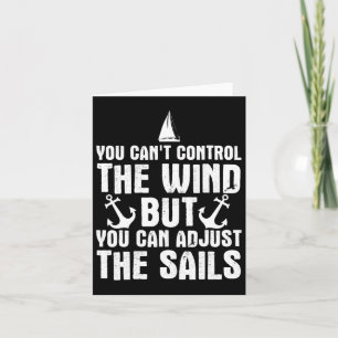Sailing Design For Men Women Sailor Boating Captai Card
