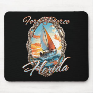 Sailing Fort Pierce Florida Sea And Sunshine For M Mouse Pad