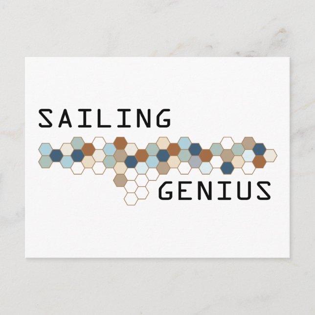 Sailing Genius Postcard (Front)