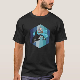 Sailing Gift Killer Whale Underwater Ocean Animal T-Shirt