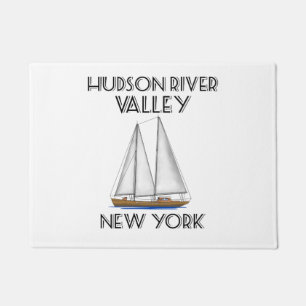 Sailing Hudson River New York Doormat