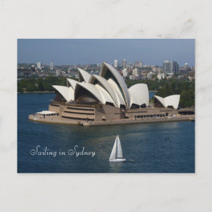 Sailing in Sydney Postcard
