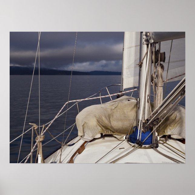 Sailing into a Storm - Fine Art Print (Front)