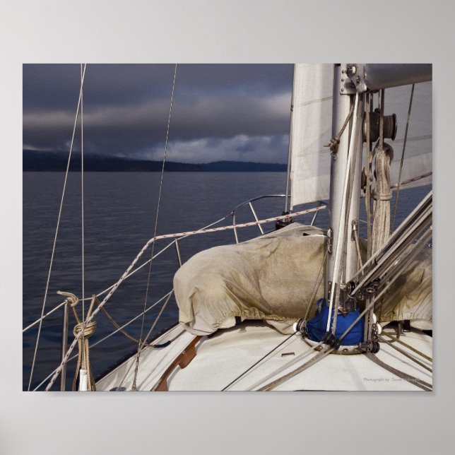 Sailing into a Storm - Fine Art Print (Front)