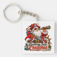 Sailing Into Christmas Pirate Santa