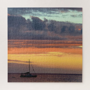 Sailing into the Hawaii Sunset - 20x20 - 676 pcs. Jigsaw Puzzle