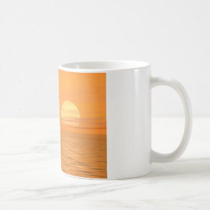 Sailing into the sunset coffee mug