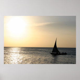 Sailing Into the Sunset Poster