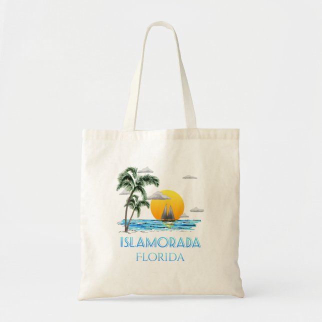 Sailing Islamorada Florida Keys Tote Bag (Front)