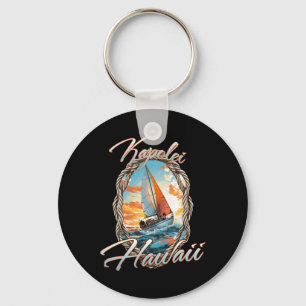 Sailing Kapolei Hawaii Sea And Sunshine  Key Ring