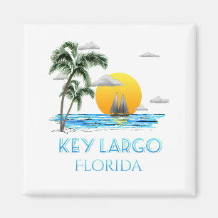 Sailing Key Largo Florida Keys Magnet