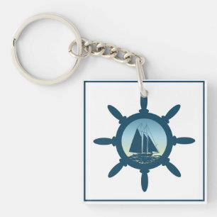 Sailing Key Ring