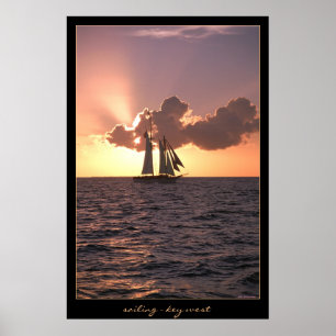 Sailing - Key West Poster