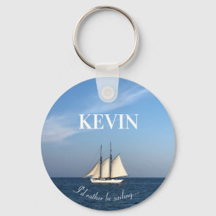 Sailing Keychain Gift Sailboat Keychain