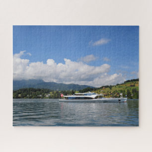 Sailing Lake Lucerne Switzerland - 16x20 - 520 pcs Jigsaw Puzzle