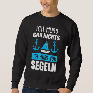 Sailing Men's Sailor Captain Sailing Boat Sweatshirt