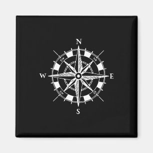 Sailing Nautical Comp Sailor Sailboat Maritime Sea Magnet