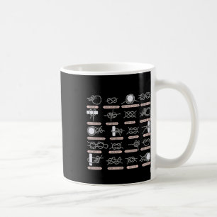 Sailing Nautical Rope Knots Boating Anchor Sailor Coffee Mug