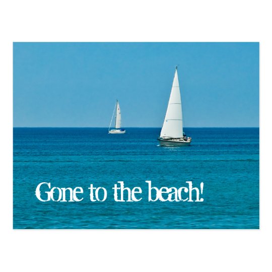Sailing . . . New Address Postcard