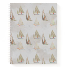 Sailing notebook - Vintage Nautical Illustration
