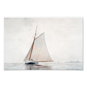 Sailing off Gloucester Winslow Homer Photo Print