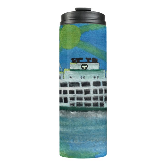 Sailing on Heavenly Seas Thermal Tumbler (Front)
