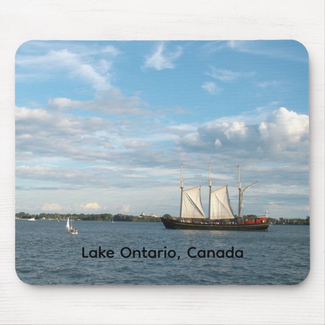 Sailing on Lake Ontario Mouse Pad (Front)