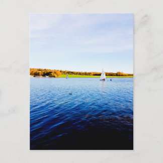 Sailing on Rother Valley Postcard
