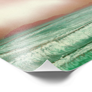 Sailing on the Aqua Ocean Photo Print