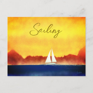 Sailing on the Water Postcard