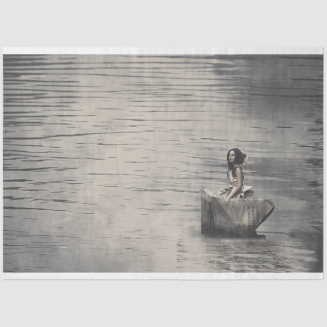 Sailing Onwords - Furniture Decoupage Paper (Front)