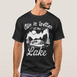 Sailing Pantoon Houseboat T-Shirt