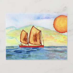 Sailing Postcard