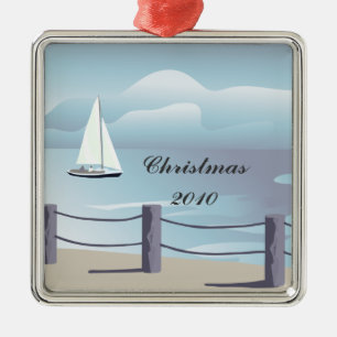 Sailing Premium Christmas Ornament