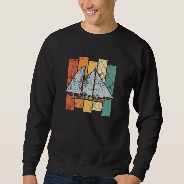 Sailing Retro Vintage Sweatshirt (Front)