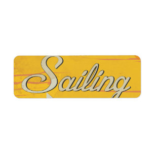 Sailing Return Address Label