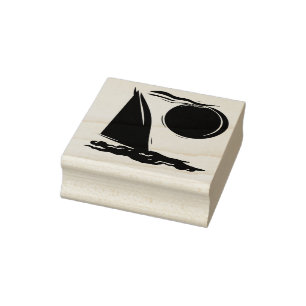 Sailing Rubber Stamp