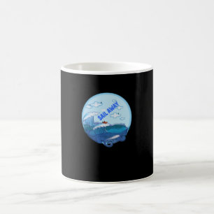 Sailing - Sail Away Sail To Freedom Coffee Mug