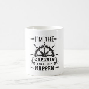 Sailing Sail Boat Captain Sailor Funny Gift Idea Coffee Mug