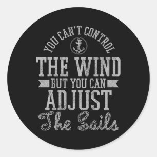Sailing - Sailboat Boating Boat Sailor Gift  Classic Round Sticker