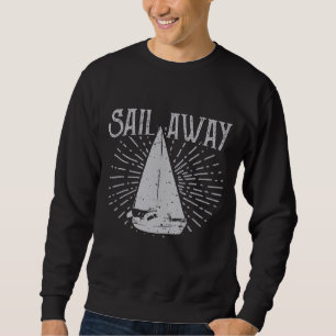 Sailing Sailing Boat Harbour Yacht Sweatshirt