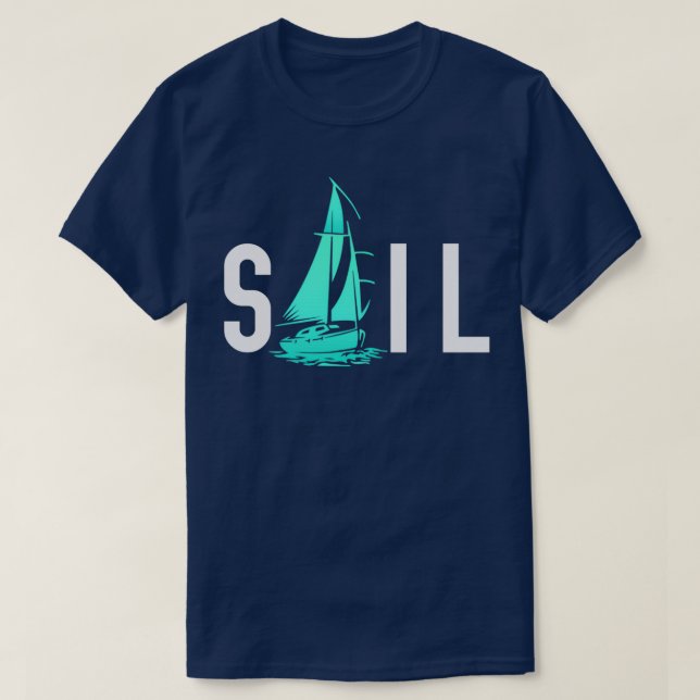 Sailing Sailor Sailboat 3 T-Shirt (Design Front)