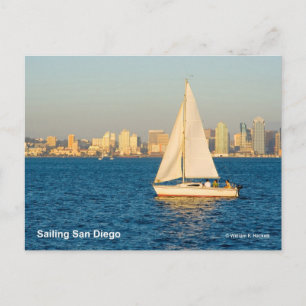 Sailing San Diego California Products Postcard