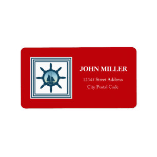 Sailing scene label