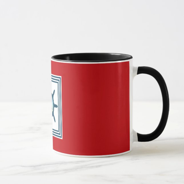 Sailing scene mug (Right)