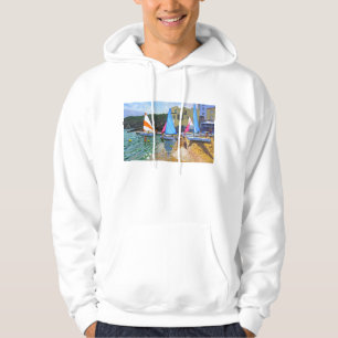 sailing school calella de palafrugall costa hoodie