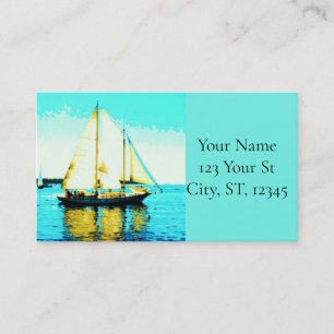 Sailing Schooner Thunder_Cove Business Card